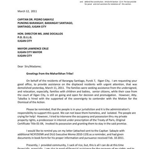 solicitation letter tagalog|request letter tagalog.
